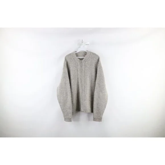 Vintage | Sweaters | Vintage 6s Xl Distressed Wool Blend Knit Full